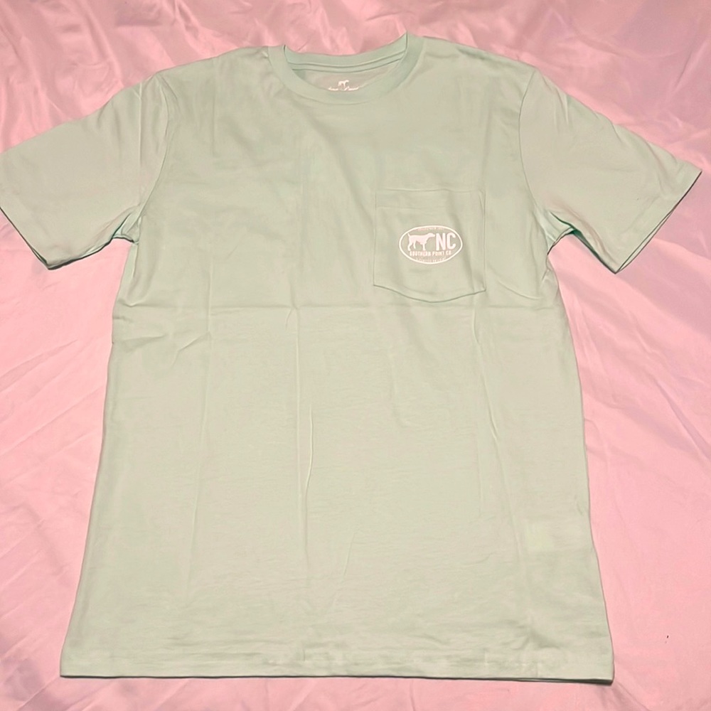 Southern Point Co. T-shirt size youth large color teal new without tags